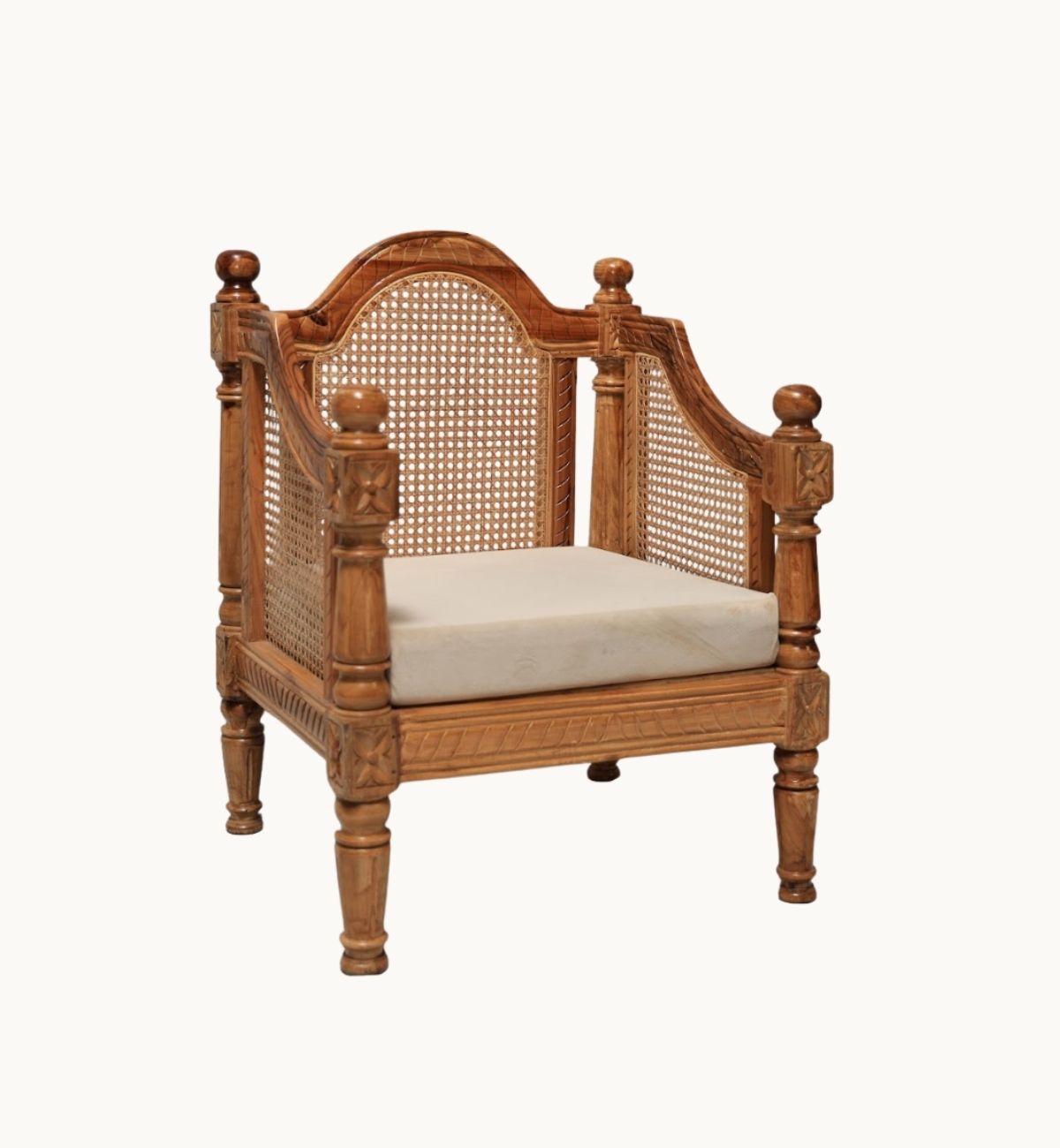 Single Seater Wooden CL Sofa – Wood