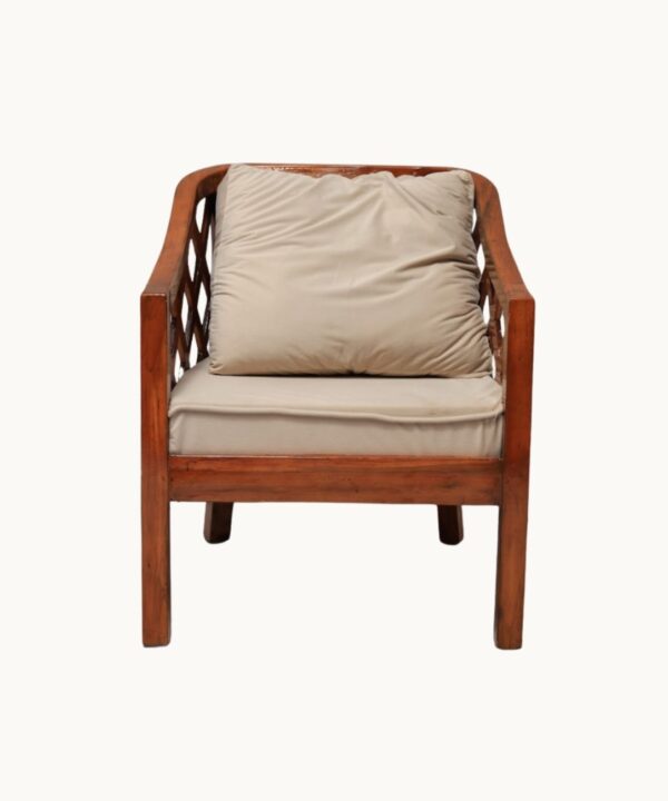 Single Seater Wood Sofa