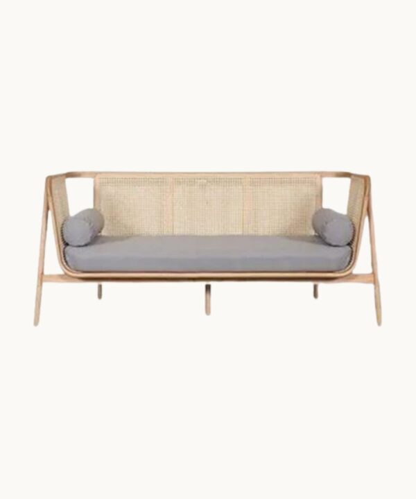3-Seater Wooden Sofa  – Teak Wood