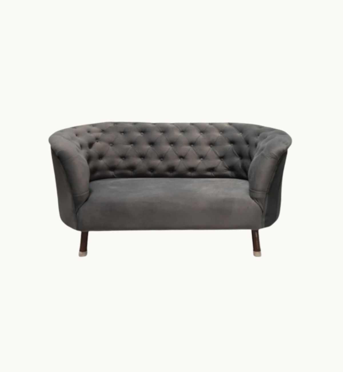 2-Seater Sofa – Grey (Fabric)