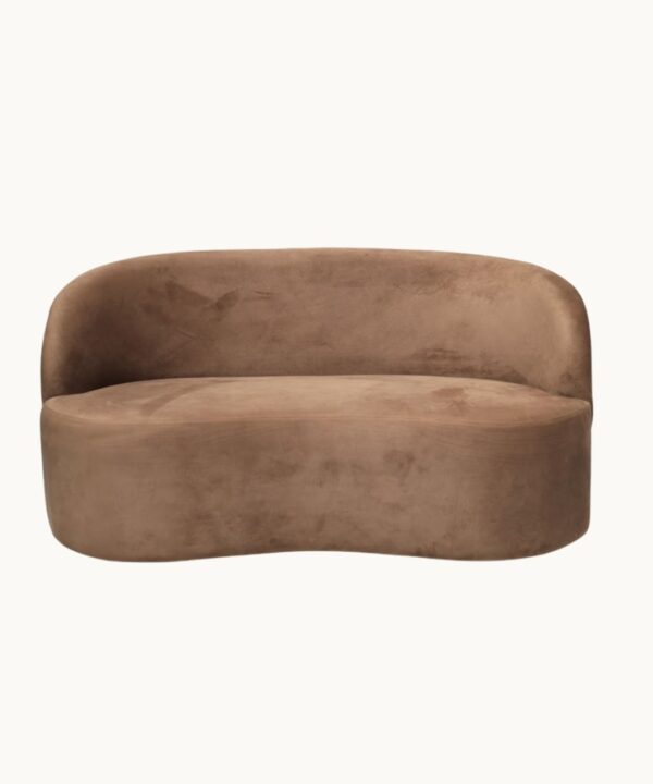 Coffee 2-Seater Sofa  – Fabric
