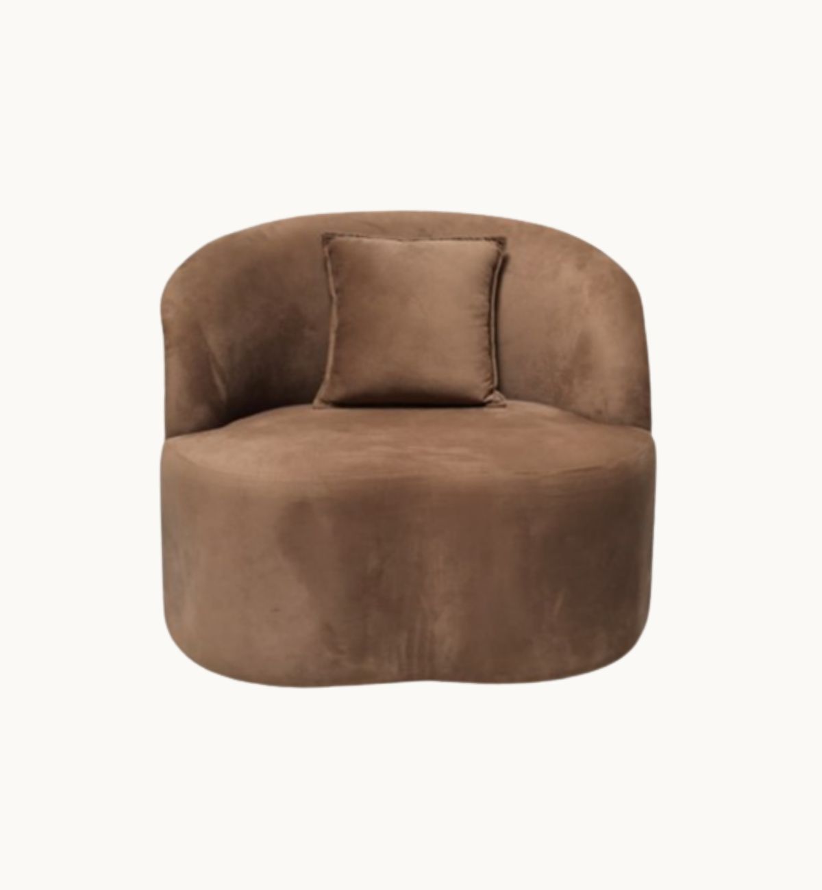 Coffee Single Seater Sofa – Fabric